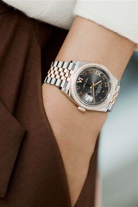 rolex lady datejust on wrist|rolex datejust 36mm on wrist.